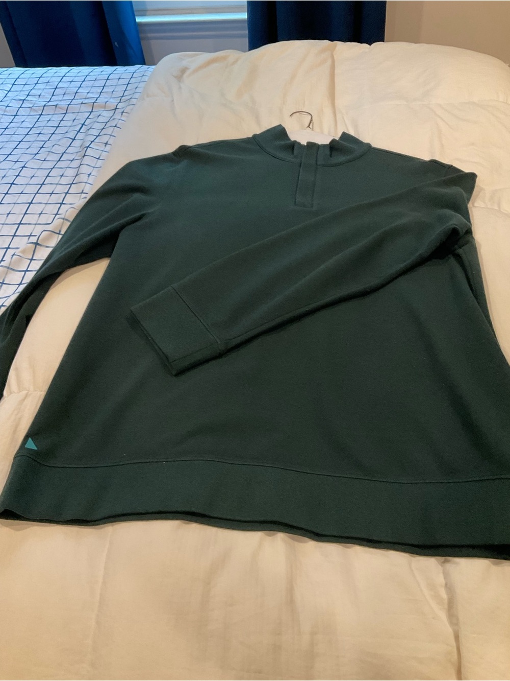 Untuckit Green Quarter Zip Pullover Size XXL